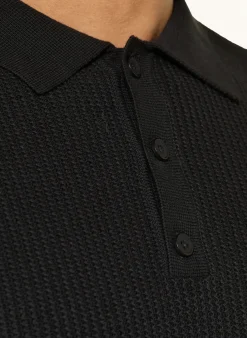 Strick-Poloshirt