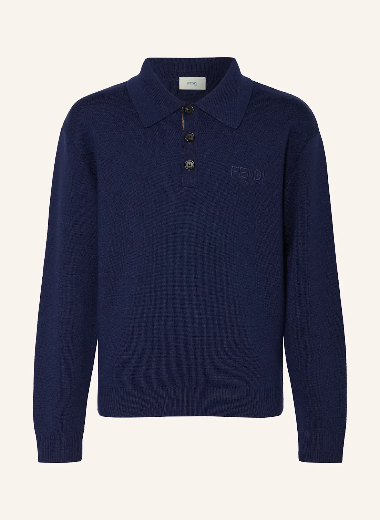 Strick-Poloshirt