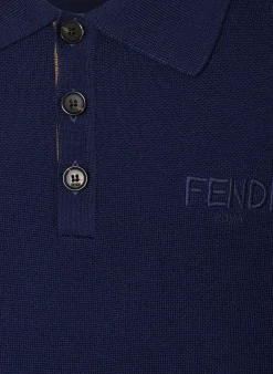 Strick-Poloshirt