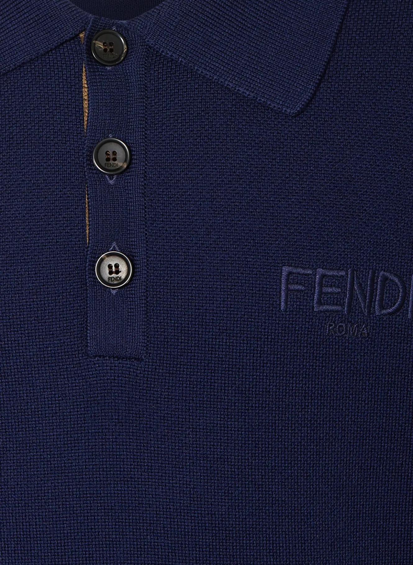 Strick-Poloshirt