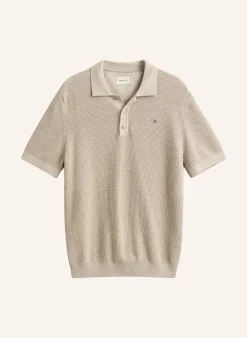 Strick-Poloshirt