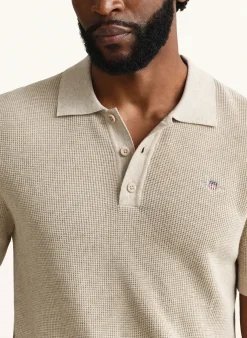 Strick-Poloshirt