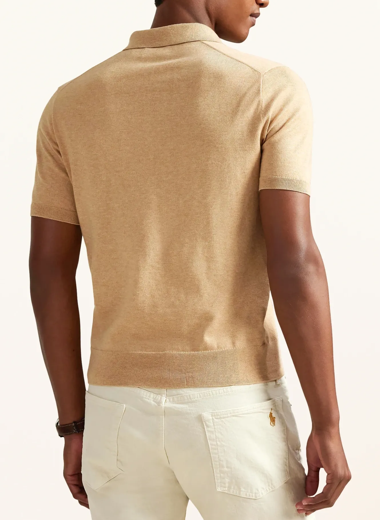Strick-Poloshirt