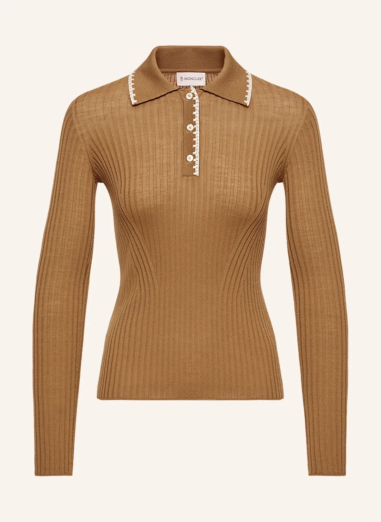 Strick-Poloshirt