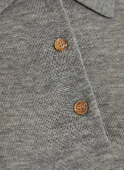 Strick-Poloshirt