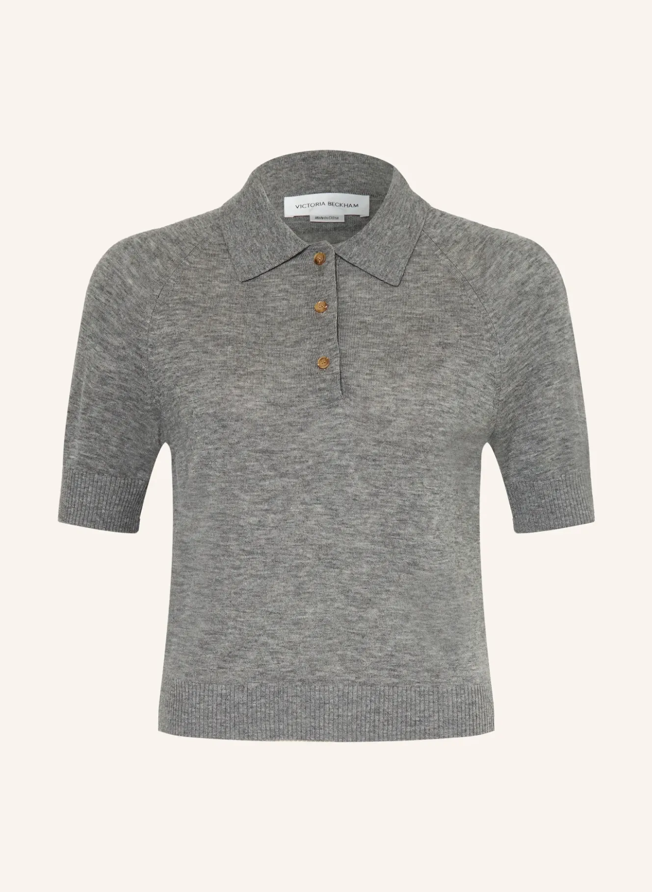 Strick-Poloshirt