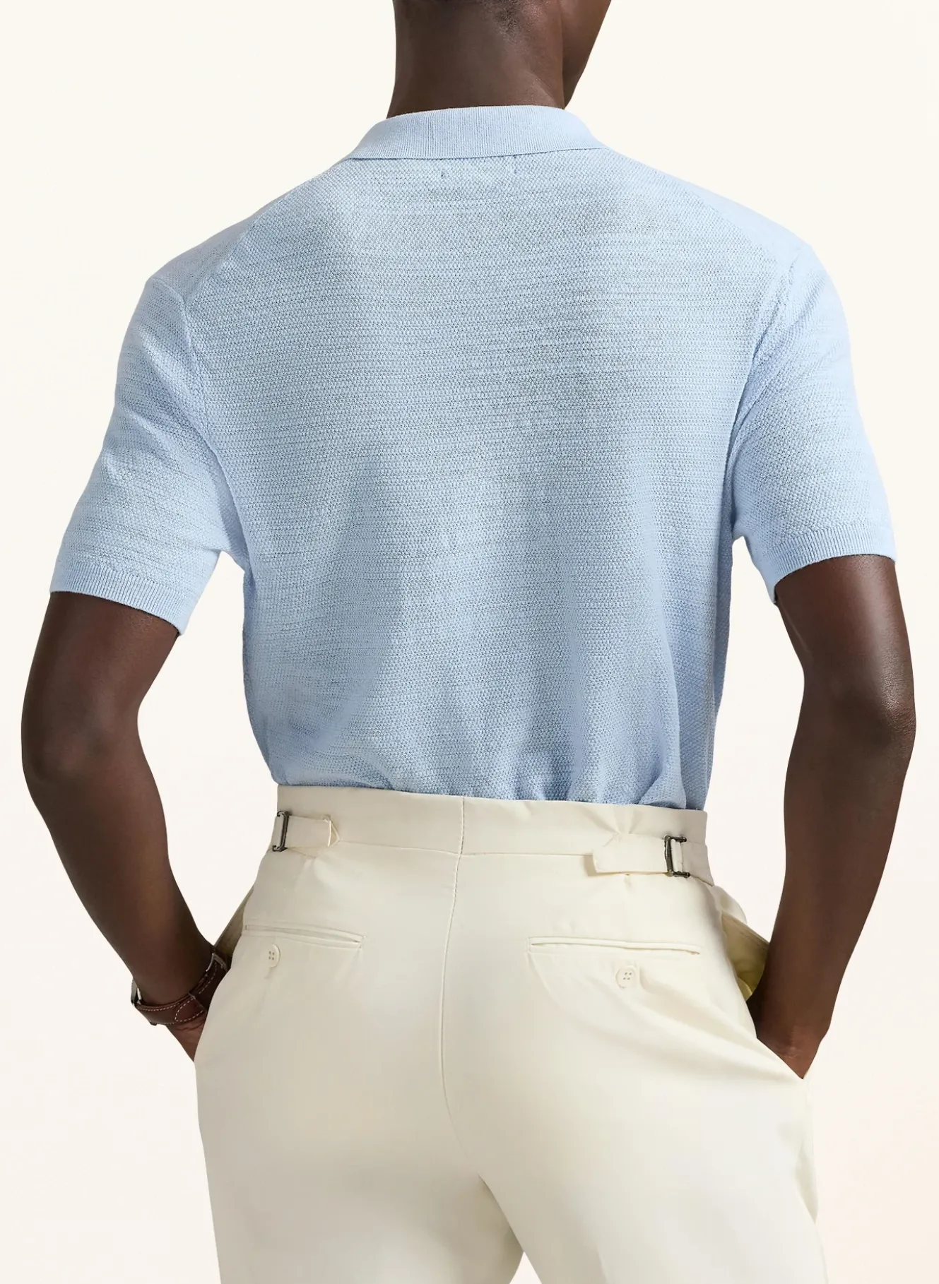 Strick-Poloshirt