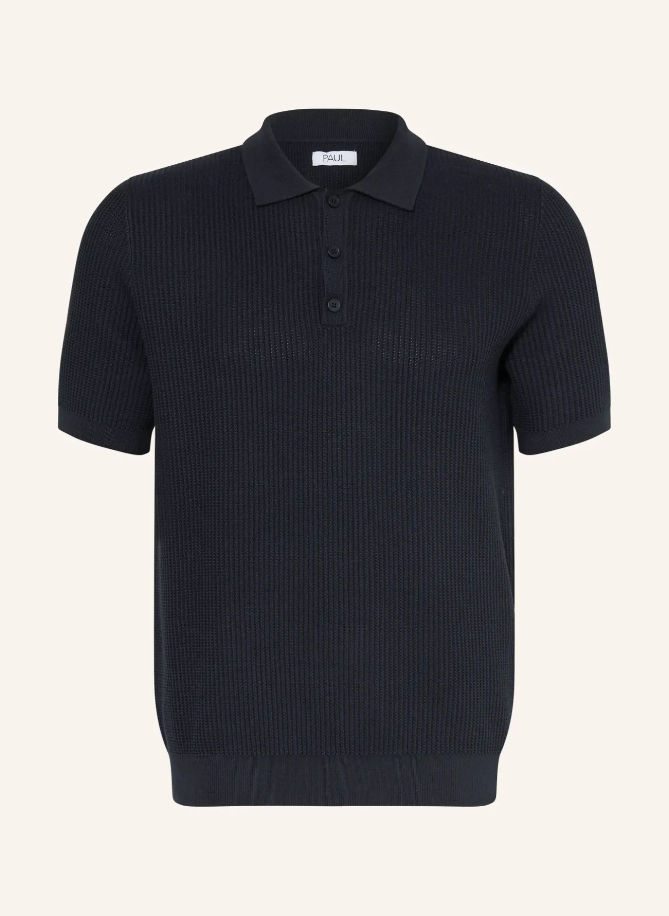 Strick-Poloshirt