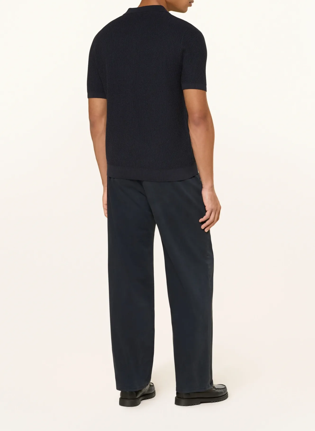 Strick-Poloshirt