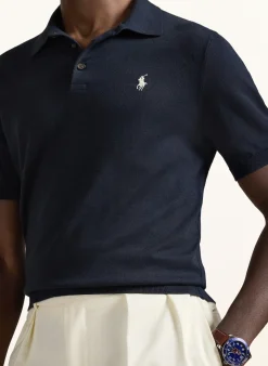 Strick-Poloshirt