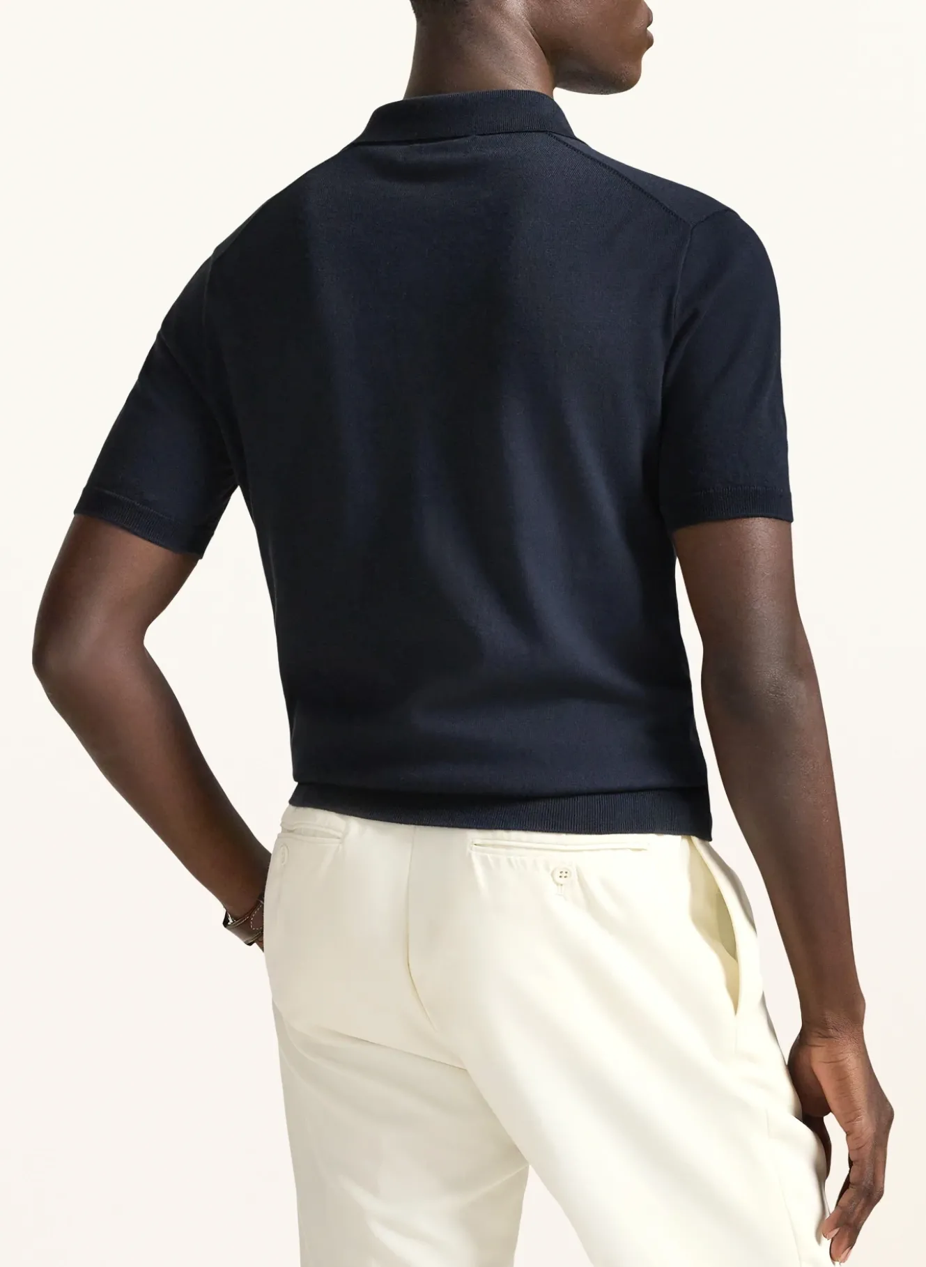 Strick-Poloshirt