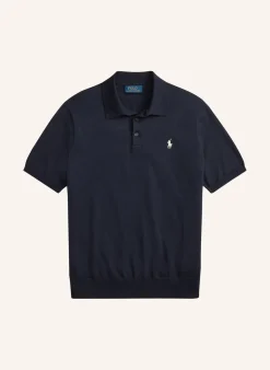 Strick-Poloshirt