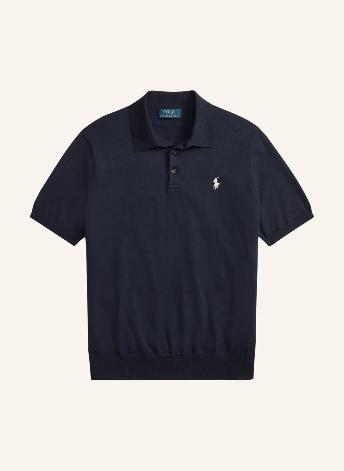 Strick-Poloshirt