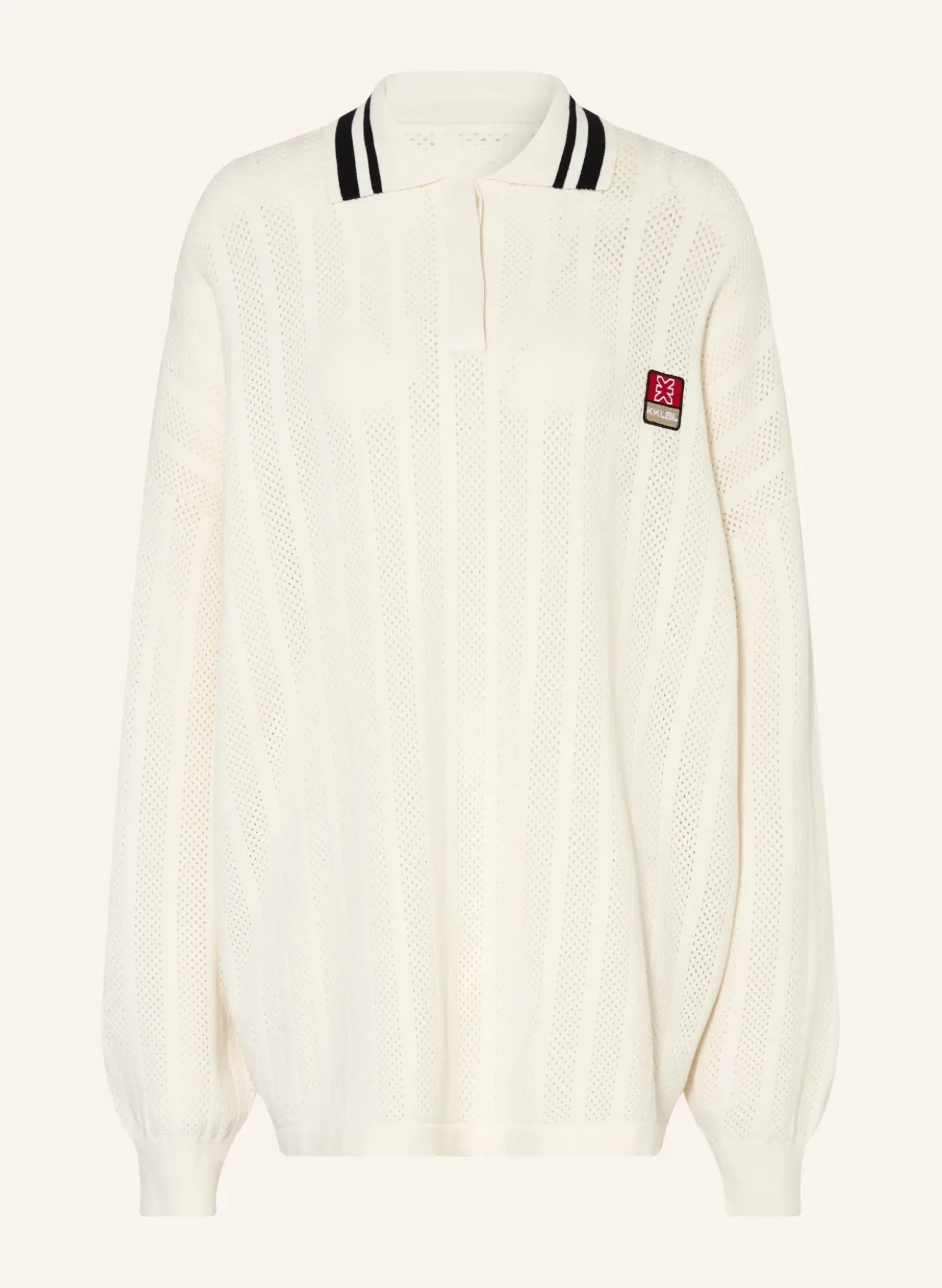 Strick-Poloshirt