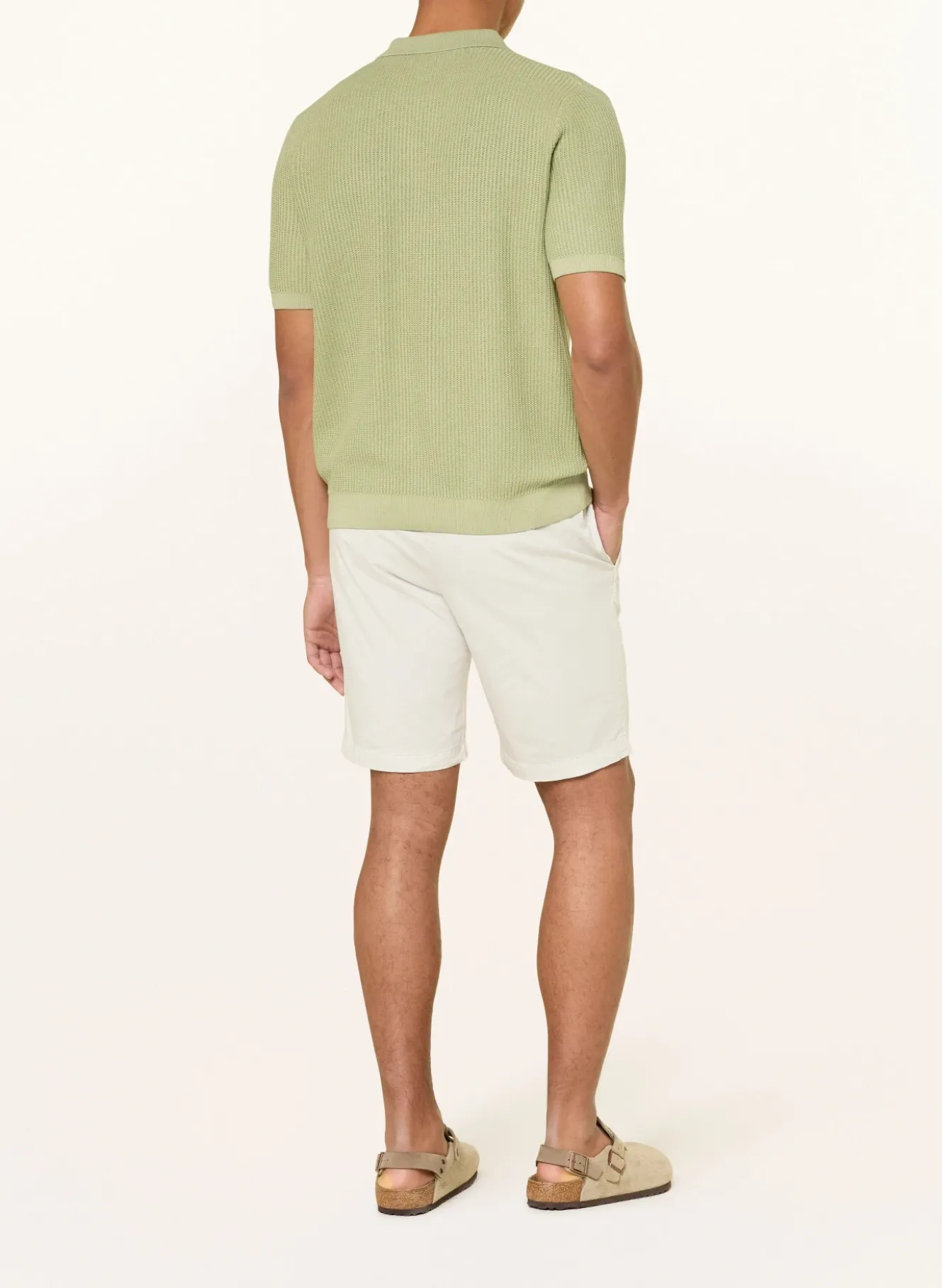 Strick-Poloshirt