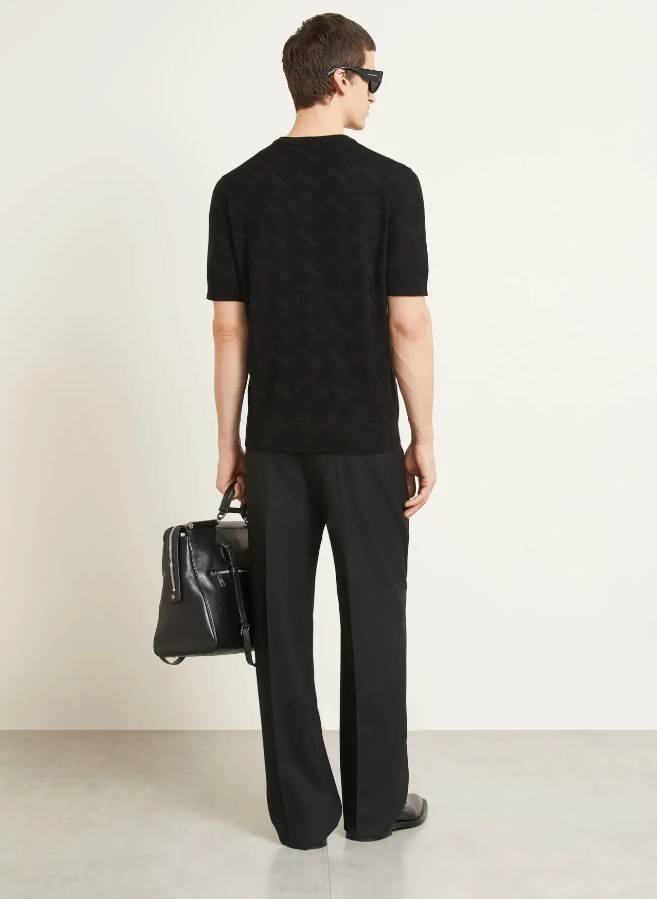 Strick-Poloshirt aus Seide