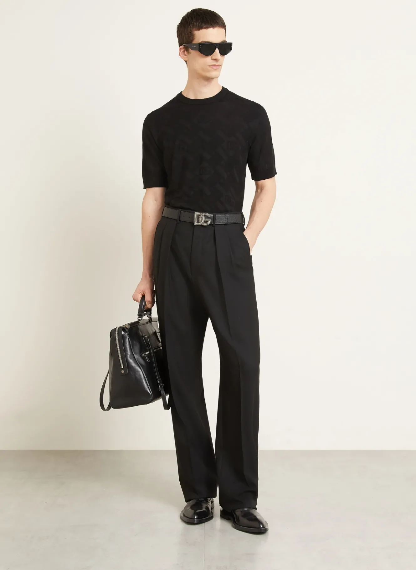 Strick-Poloshirt aus Seide