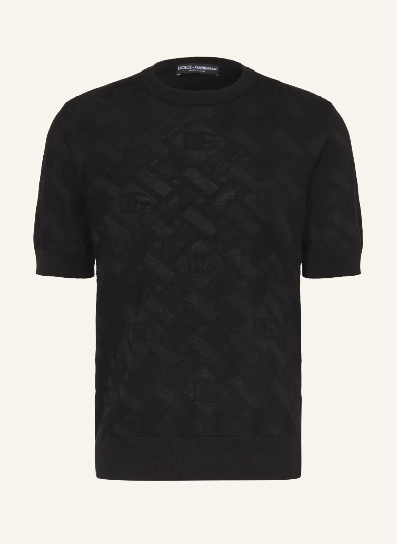 Strick-Poloshirt aus Seide