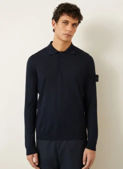 Strick-Poloshirt GHOST