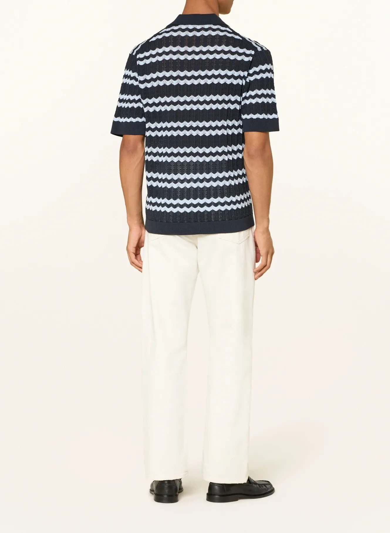 Strick-Poloshirt LAURENZZO Regular Fit