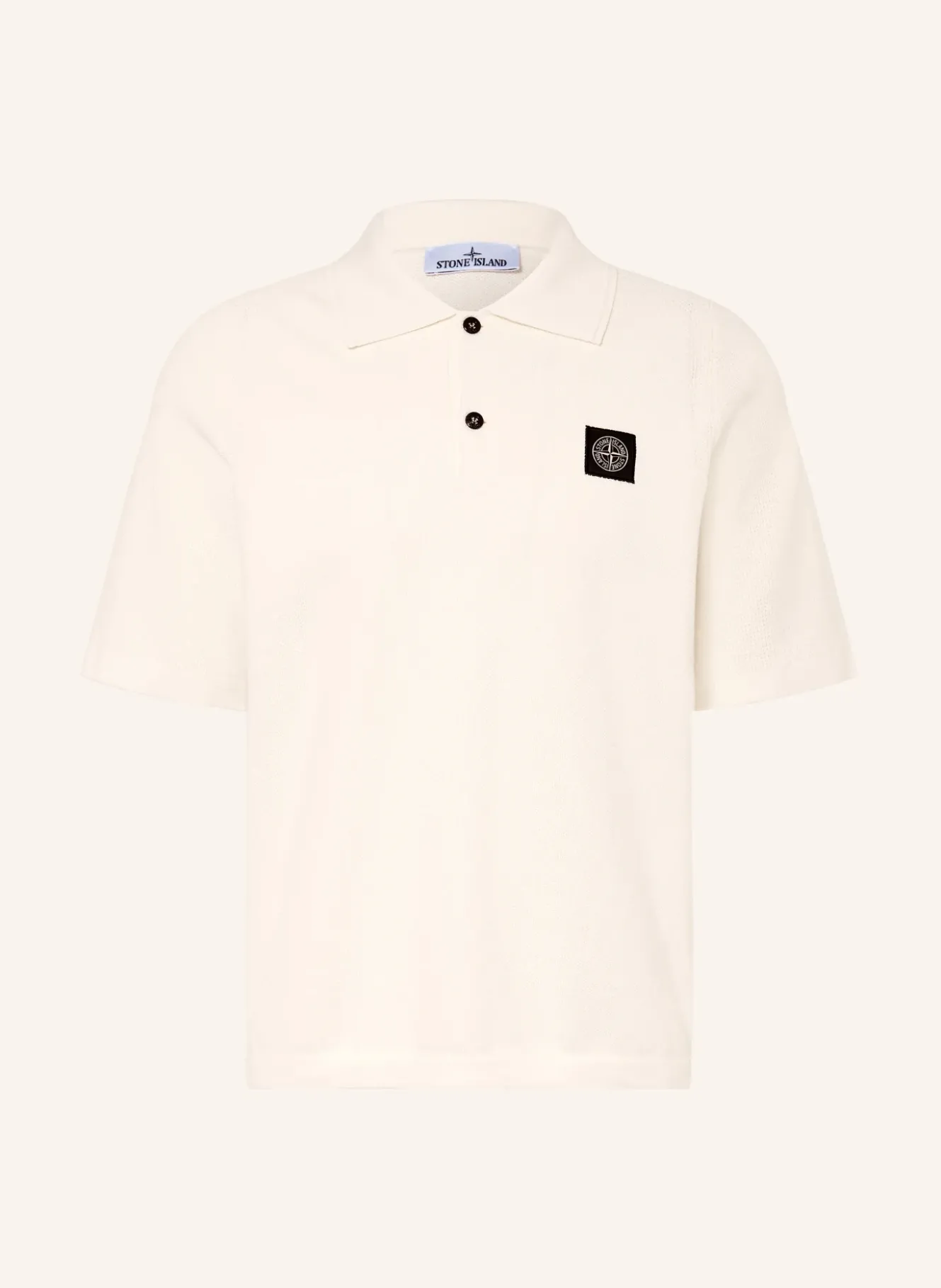 Strick-Poloshirt Loose Fit