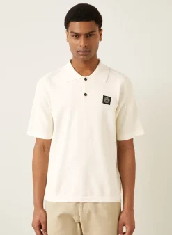 Strick-Poloshirt Loose Fit