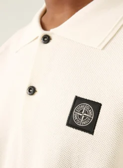 Strick-Poloshirt Loose Fit