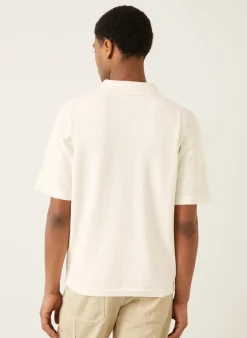 Strick-Poloshirt Loose Fit