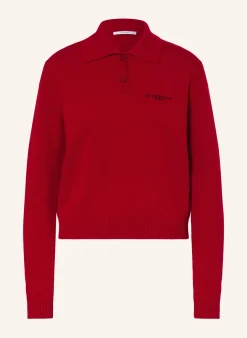 Strick-Poloshirt mit Cashmere