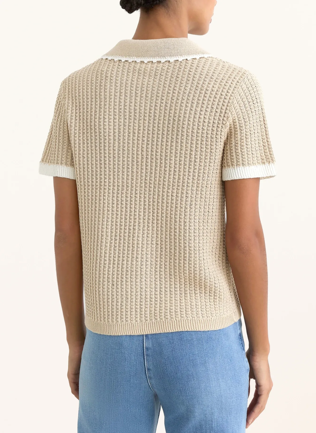 Strick-Poloshirt OTTILIE
