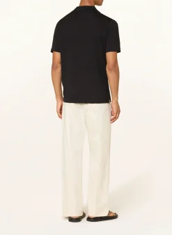 Strick-Poloshirt RYAN mit Leinen