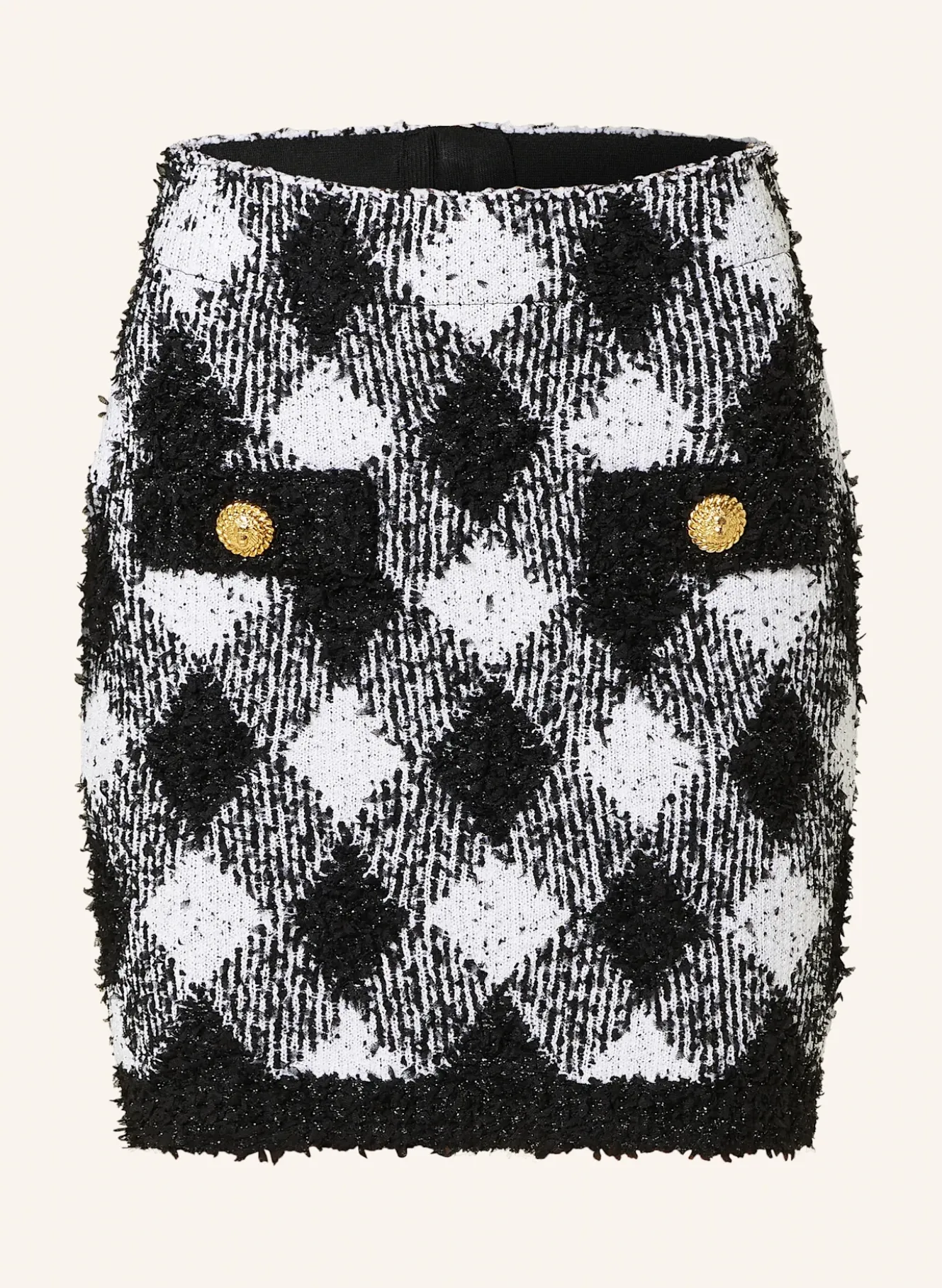 Strickrock mit Glitzergarn