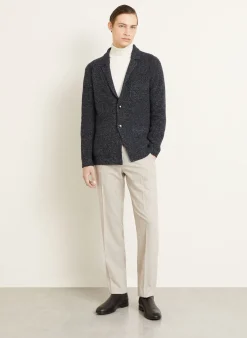 Stricksakko Regular Fit aus Cashmere