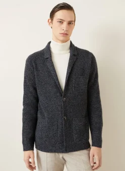 Stricksakko Regular Fit aus Cashmere
