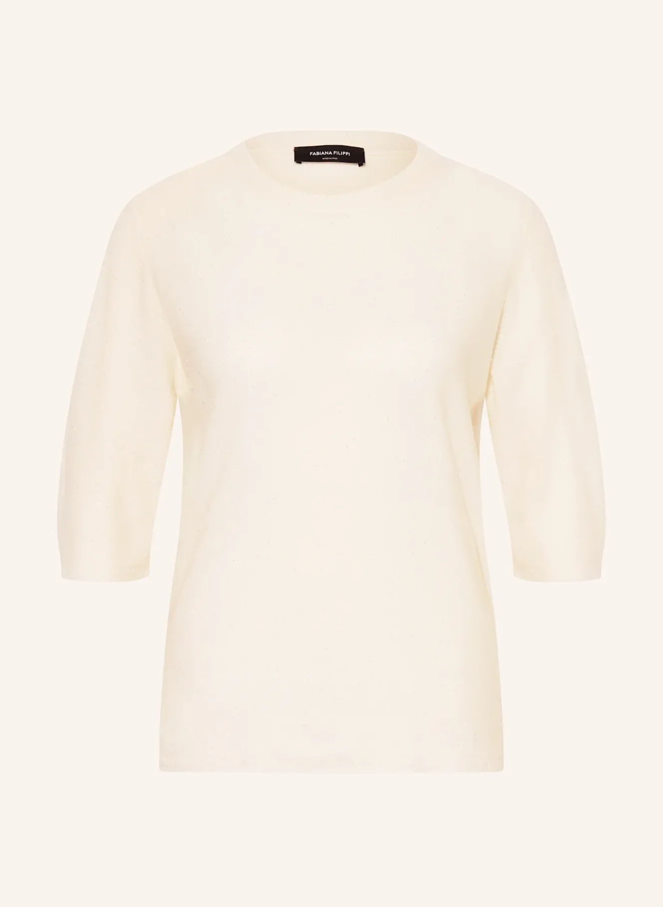 Strickshirt mit Pailletten