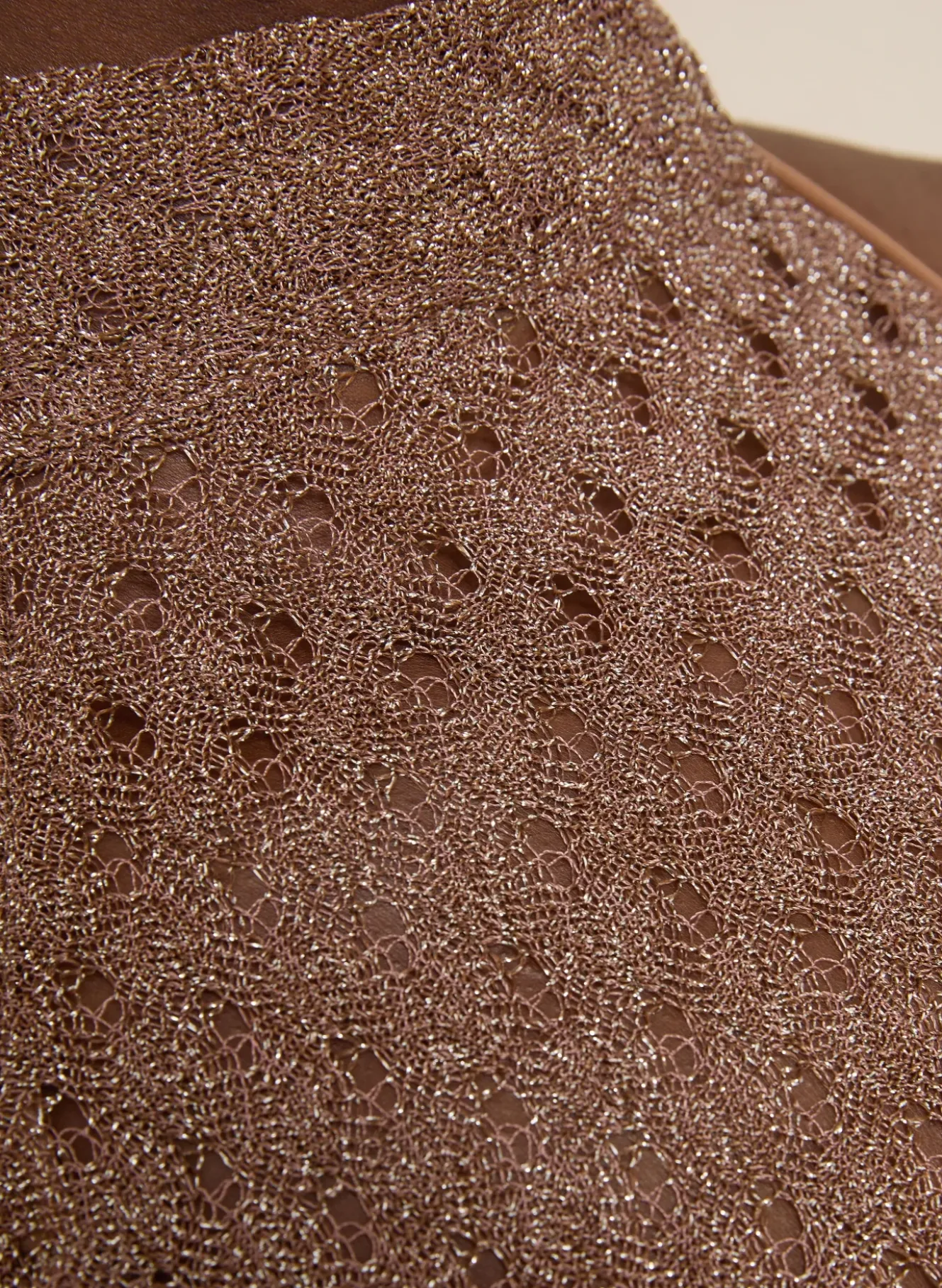 Stricktop mit Glitzergarn
