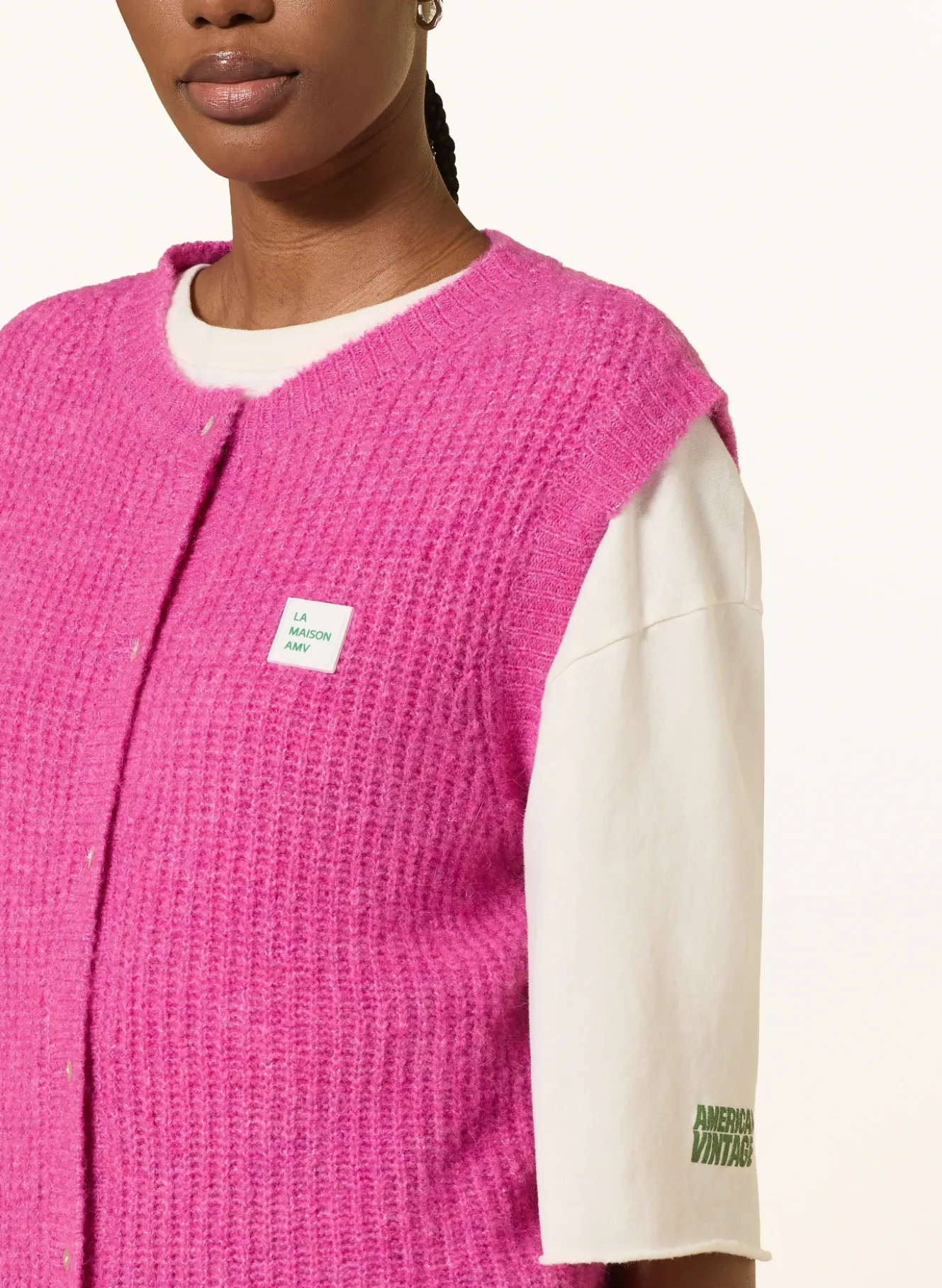 Strickweste mit Alpaka