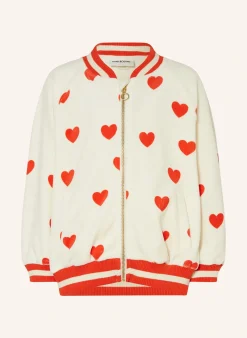 Sweatjacke aus Samt