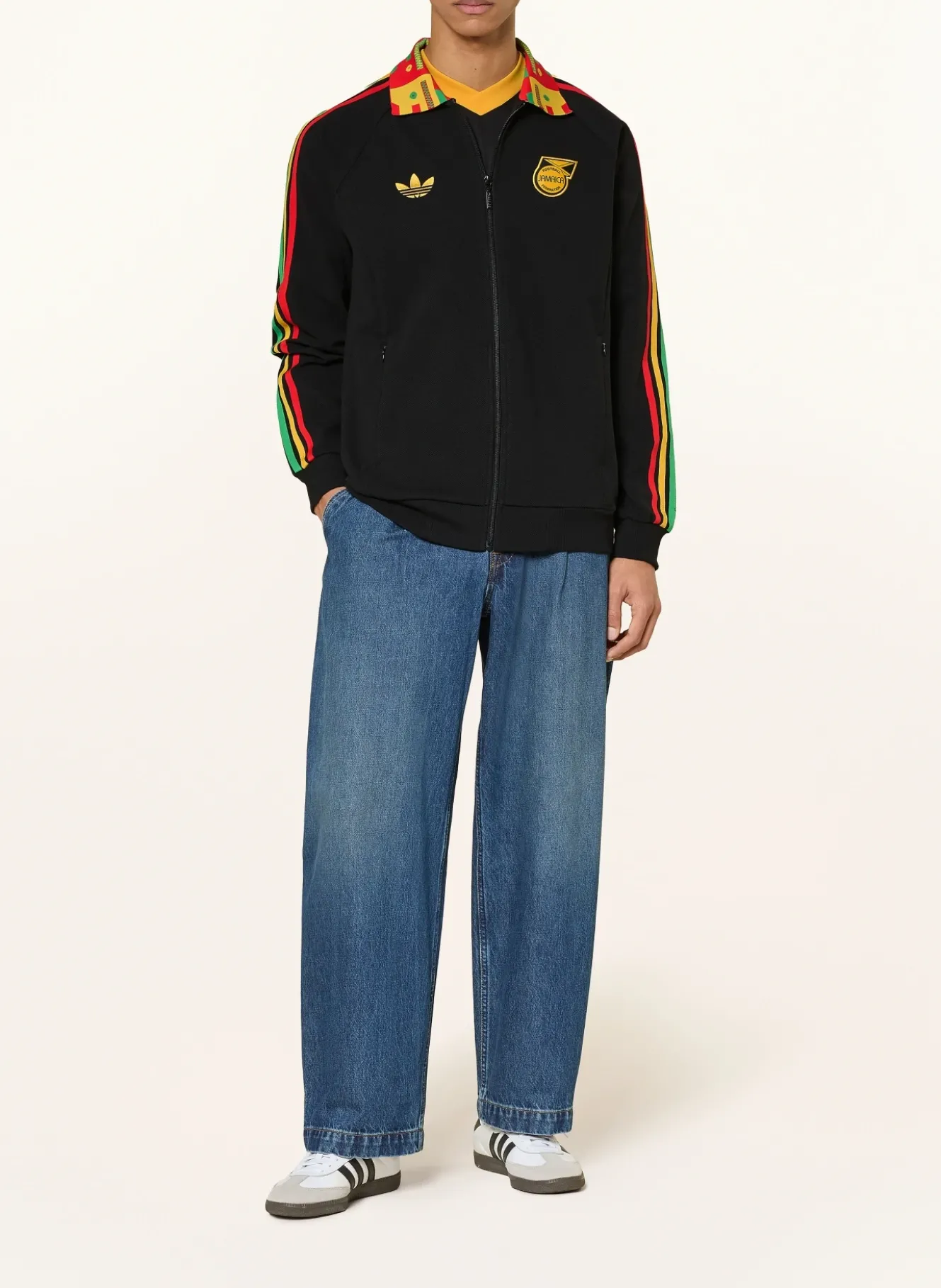 Sweatjacke JAMAIKA X BOB MARLEY ANTHEM AUSWÄRTS