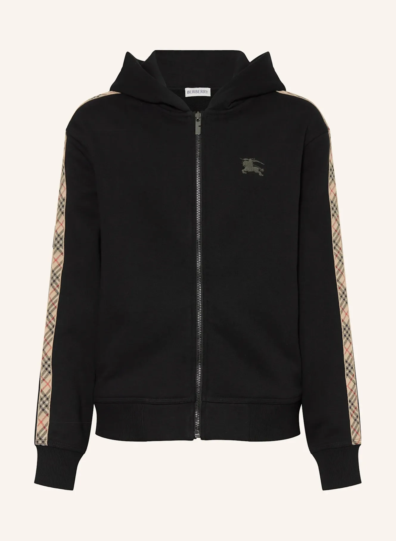 Sweatjacke mit Galonstreifen