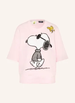 Sweatshirt mit 3/4-Arm und Schmucksteinen