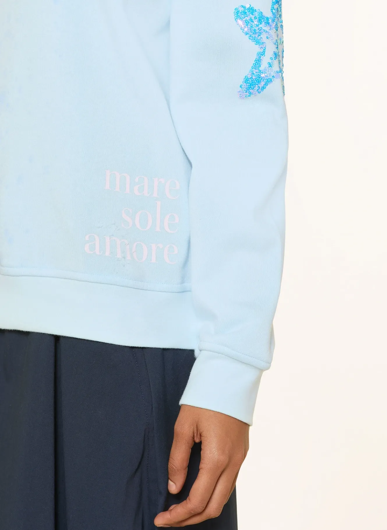 Sweatshirt mit Pailletten