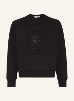 Sweatshirt mit Schmucksteinen