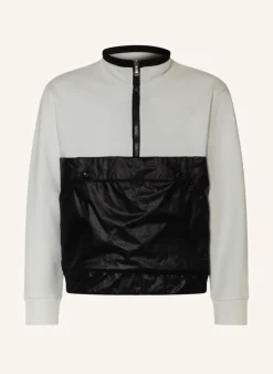 Sweat-Troyer im Materialmix