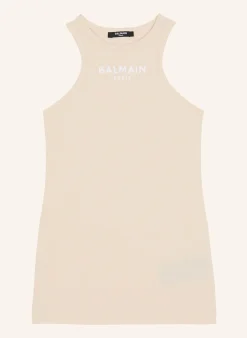 Tanktop mit Balmain Paris-Print