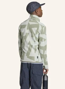 TERREX MULTI PRINTED KIDS FLEECEJACKE, DURCHGEHENDER REISSVERSCHLUSS