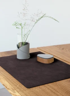 Tischset SQUARE L aus Leder