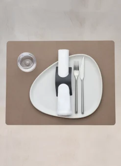 Tischset SQUARE L aus Leder