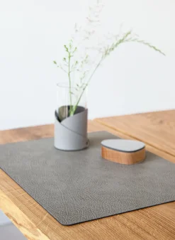 Tischset SQUARE L aus Leder