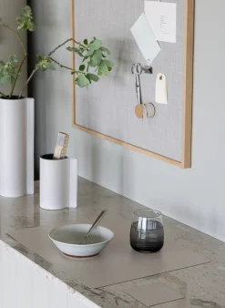 Tischset SQUARE L aus Leder